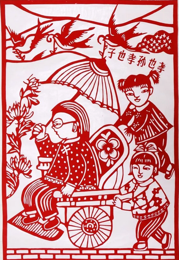 剪纸寓家风 ——两位老人的"纸上"人生